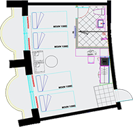 4인 Single style Type A floor plan