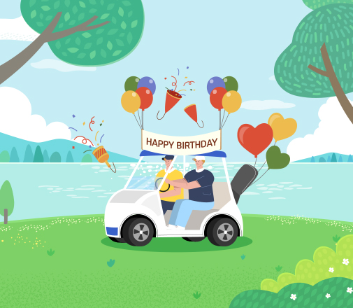 생일 카트 이벤트 안내
