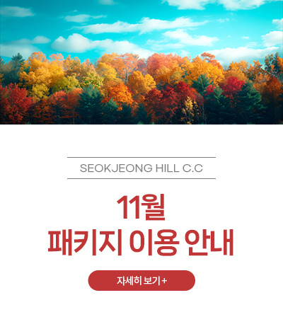 11월 패키지 이용 안내
